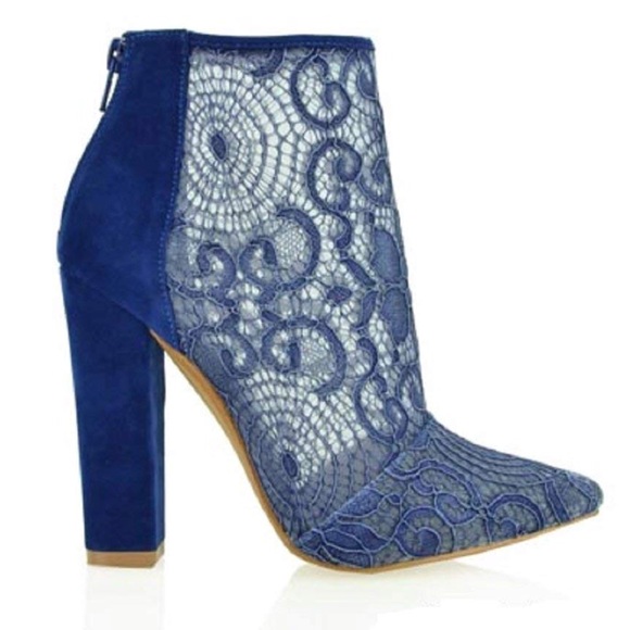 Shoe Republic LA Shoes - NIB blue lace ankle boots Shoe Republic LA